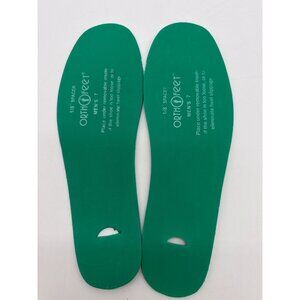 Orthofeet Mens 7 1/8" Spacer Insoles For Shoes To Reduce Heel Slippage & Improve